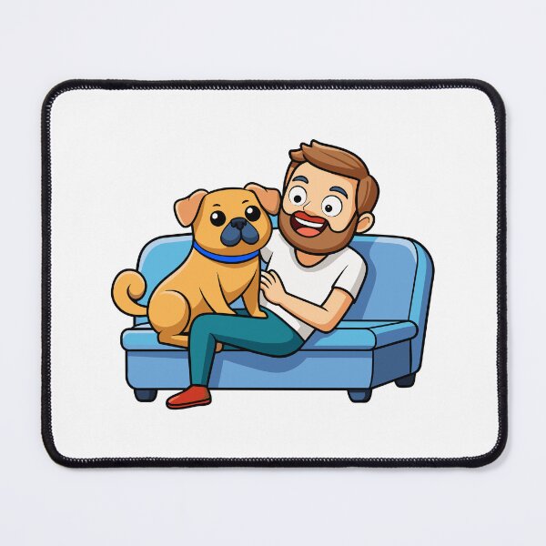 Item preview, Affectionate Puggle Snuggle Digital Art designed and sold by iwcus.
