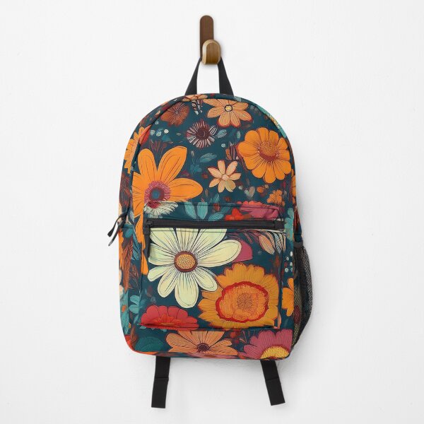 Item preview, colorful flowers in boho designed and sold by PR7M.