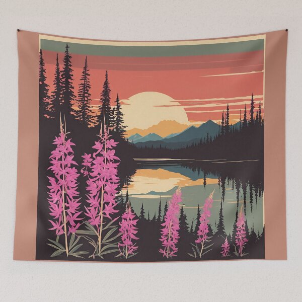 Item preview, Fireweed at Sunset designed and sold by Krimmekus.