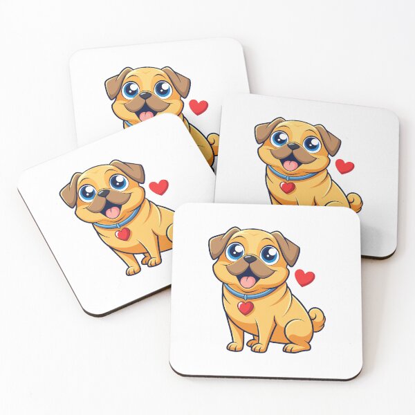 Item preview, Affectionate Puggle Digital Art designed and sold by iwcus.