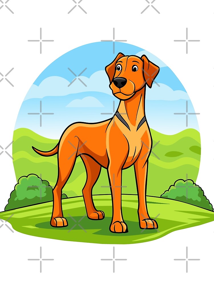 Thumbnail 3 of 3, Scarf, Regal Rhodesian Ridgeback in Savannah designed and sold by iwcus.