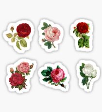 Set of stickers - rose flower arrangements Sticker
