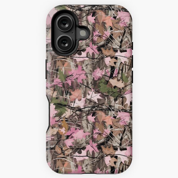 Item preview, Camouflage Reel Tree Pattern Designs - pink designed and sold by The Blue Foo.
