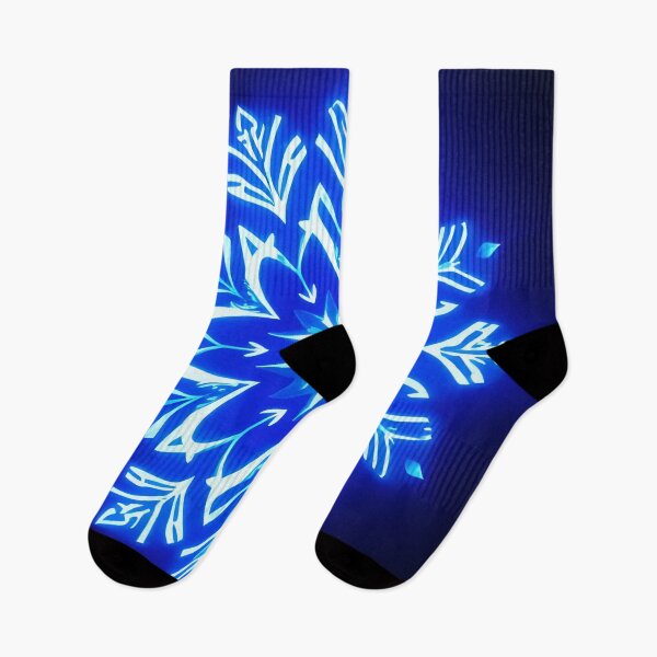 Item preview, Beautiful glowing blue snowflake design designed and sold by CatManiaShop.