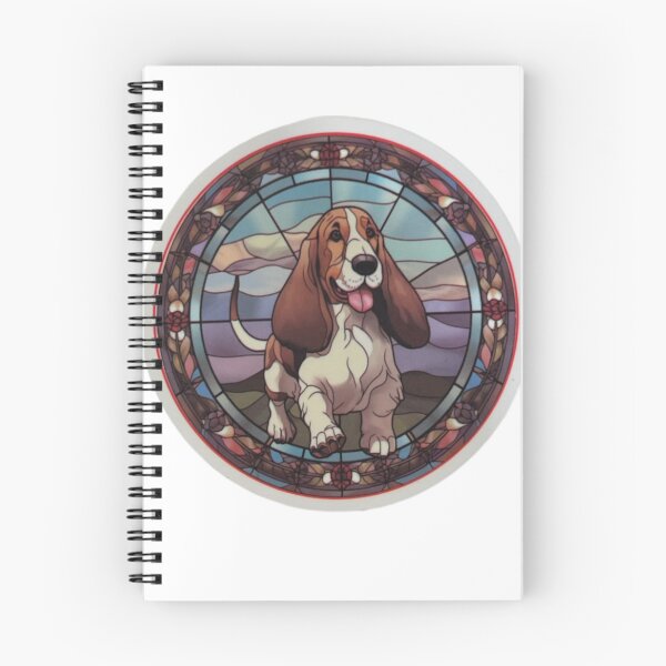 Item preview, stained glass Bassett designed and sold by Farbenmieze.