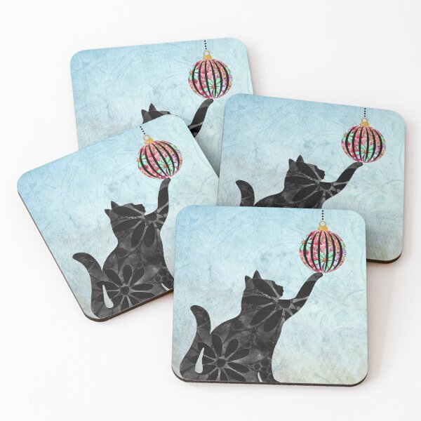 Item preview, Purrfect Holiday Kitty Cat Art designed and sold by Sharon Cummings Art.