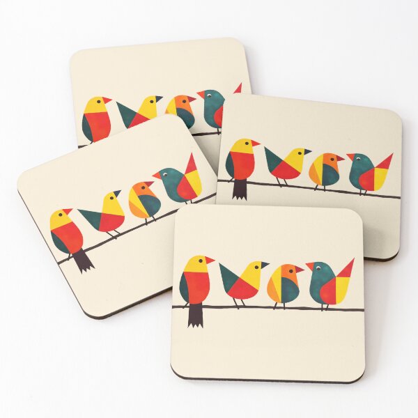 Item preview, Symphony of Bird Shapes designed and sold by Delemore Art.