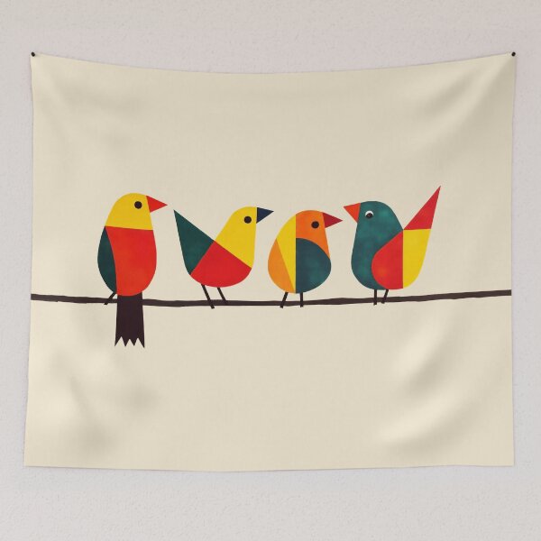 Item preview, Symphony of Bird Shapes designed and sold by Delemore Art.