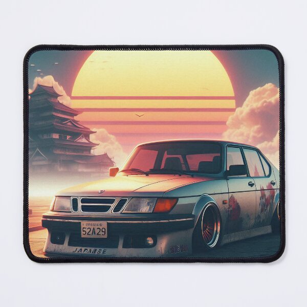 Item preview, SAAB 900 Series Japanese Sunset Vector Art designed and sold by neildoch.