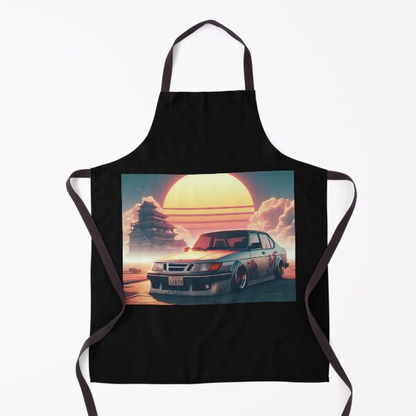 Item preview, SAAB 900 Series Japanese Sunset Vector Art designed and sold by neildoch.