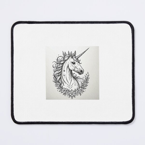 Item preview, Unicorn Monochrome designed and sold by Farbenmieze.