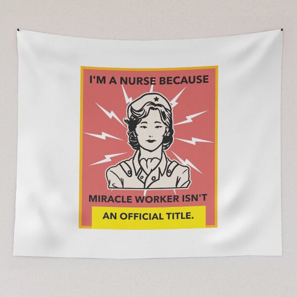 Item preview, I’m A Nurse Because “Hero” Isn’t A Title designed and sold by EngagingLayout.