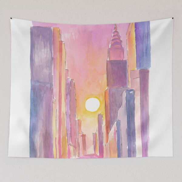 Item preview, Manhattanhenge Summer Solstice in New York City designed and sold by artshop77.