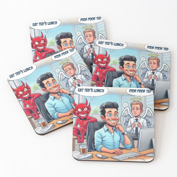 Item preview, Defeated - Eat Ted's Lunch designed and sold by Johnny MeatShield.