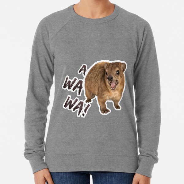 Item preview, Awawa! Angry Screaming Hyrax Meme - Cute & Funny designed and sold by Jakkuri.