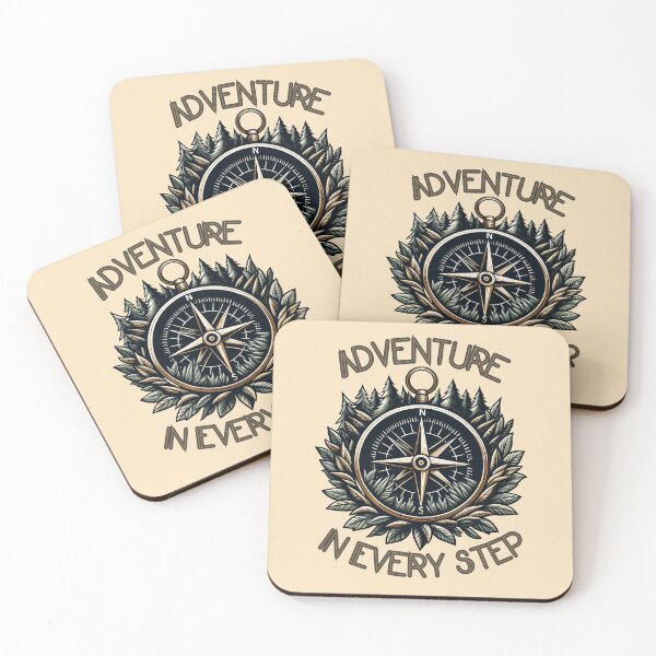 Item preview, Adventure in Every Step: Compass Nature Design designed and sold by Dantin.
