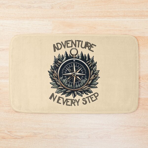 Item preview, Adventure in Every Step: Compass Nature Design designed and sold by Dantin.
