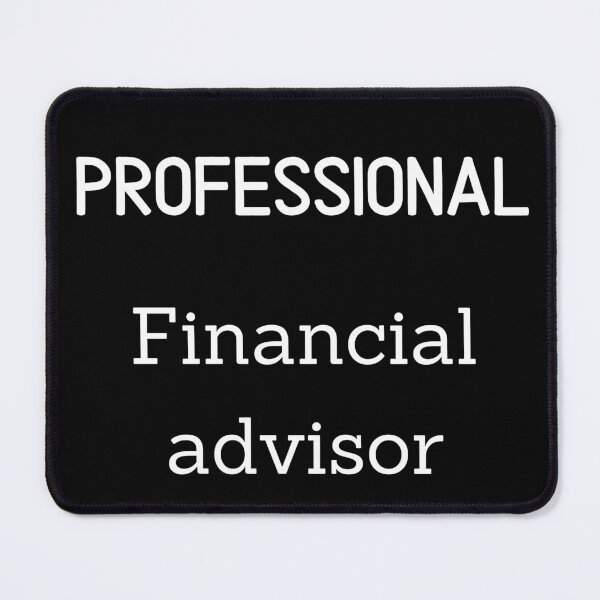 Item preview, Professional Financial Advisor - white designed and sold by VasInd.