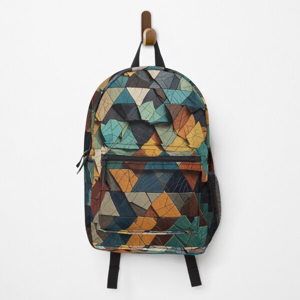 Item preview, Triangular leaf block wallpaper designed and sold by MoonsideGallery.