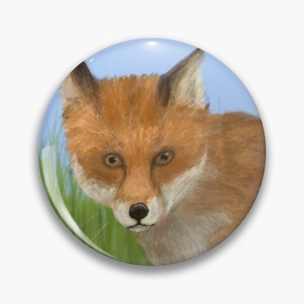 Item preview, Fox in grass designed and sold by Alec B.