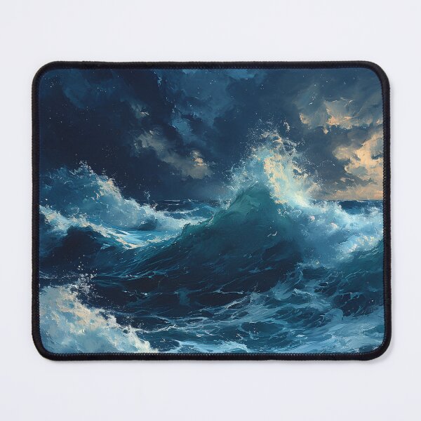 Item preview, Stormy sea designed and sold by IreneRuya.