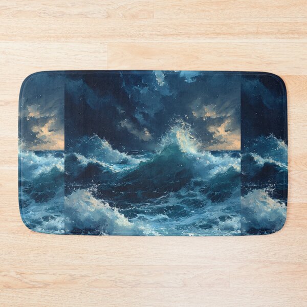 Item preview, Stormy sea designed and sold by IreneRuya.