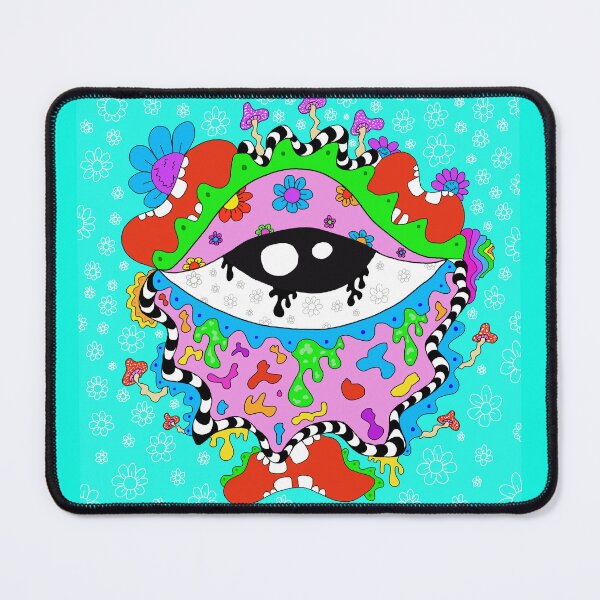 Item preview, Floral monster  designed and sold by Woolysworld.