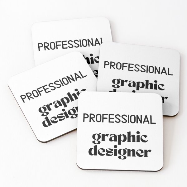 Item preview, Professional Graphic Designer - black designed and sold by VasInd.