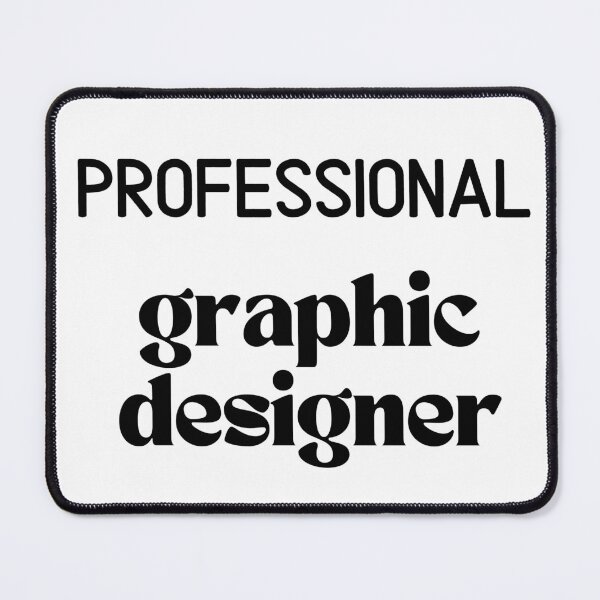 Item preview, Professional Graphic Designer - black designed and sold by VasInd.