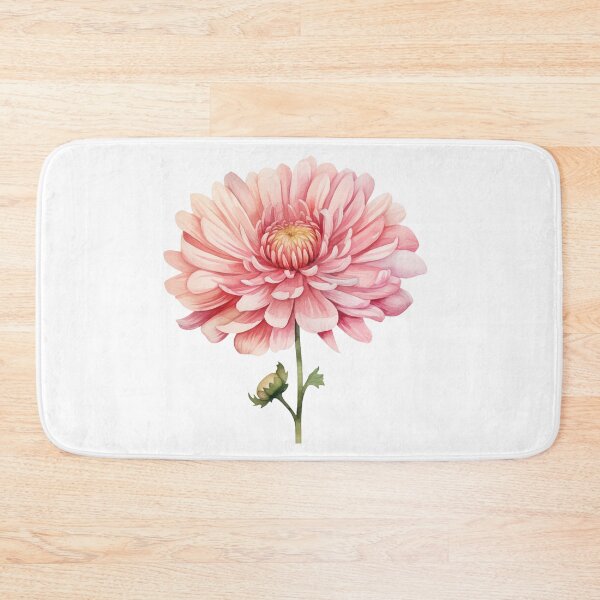 Item preview, Watercolor Chrysanthemums designed and sold by Daydreamsatdawn.