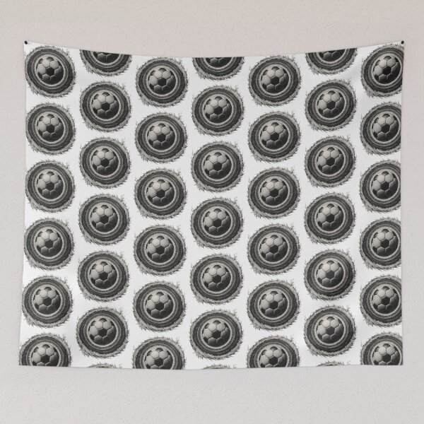 Item preview, Soccer ball, charcoal drawing designed and sold by Marcu Ioachim.