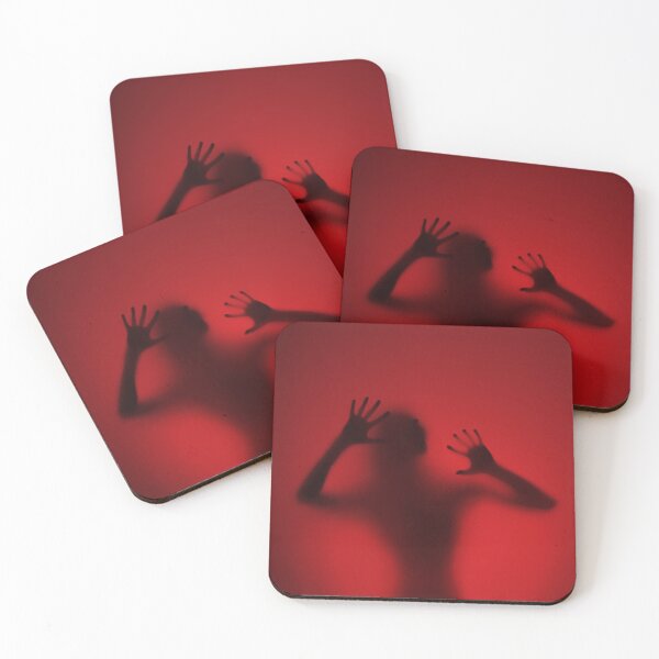 Item preview, Terrifying Hands Creepy Locked Up Blurred Silhouette Horror designed and sold by MintaApparel.
