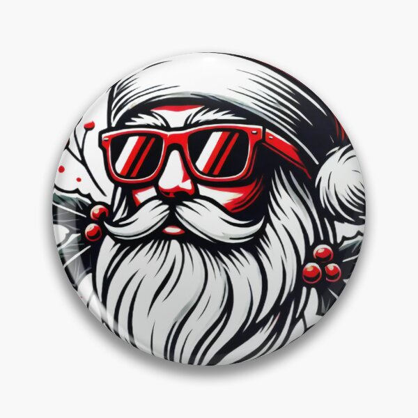 Item preview, Cool Santa Claus in Sunglasses Christmas Art designed and sold by AIARTIST1.
