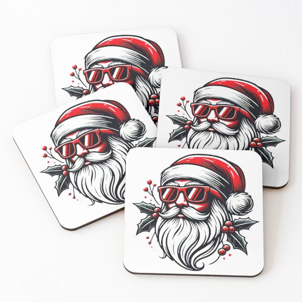 Item preview, Cool Santa Claus in Sunglasses Christmas Art designed and sold by AIARTIST1.