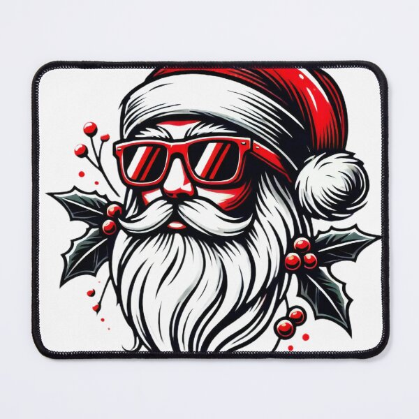 Item preview, Cool Santa Claus in Sunglasses Christmas Art designed and sold by AIARTIST1.
