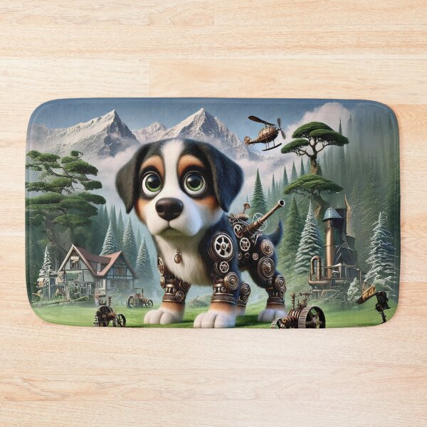 Item preview, Steampunk Greater Swiss Mountain Dog designed and sold by Sillytoe.