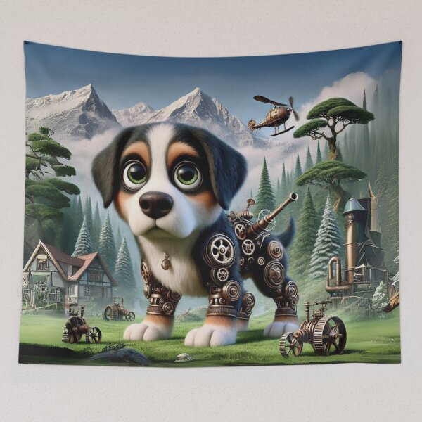 Item preview, Steampunk Greater Swiss Mountain Dog designed and sold by Sillytoe.