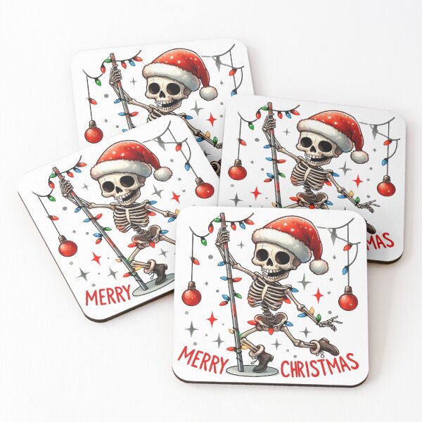 Item preview, Skeleton Santa Claus designed and sold by devonclemon.