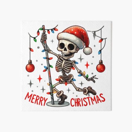 Item preview, Skeleton Santa Claus designed and sold by devonclemon.