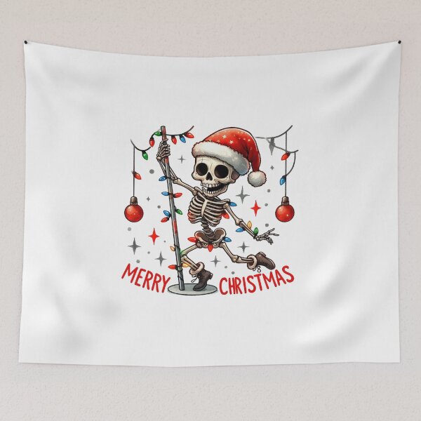 Item preview, Skeleton Santa Claus designed and sold by devonclemon.
