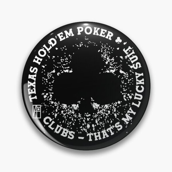 Item preview, GAME - POKER - TEXAS HOLDEM - Clubs - That's my lucky suit - 1 designed and sold by ArtProjectShop.
