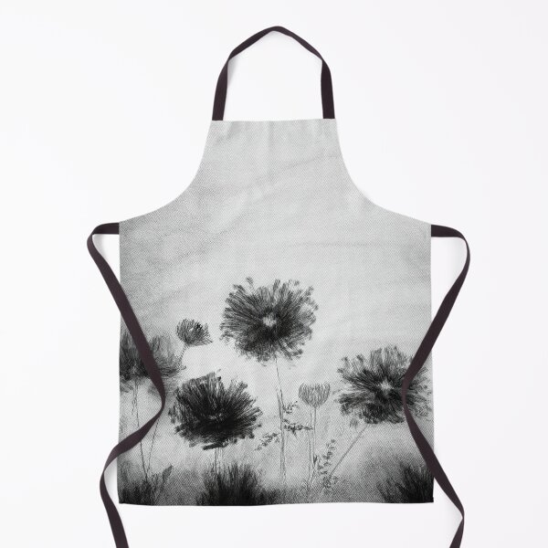 Item preview, flowers painted with charcoal in boho designed and sold by Pr7em.