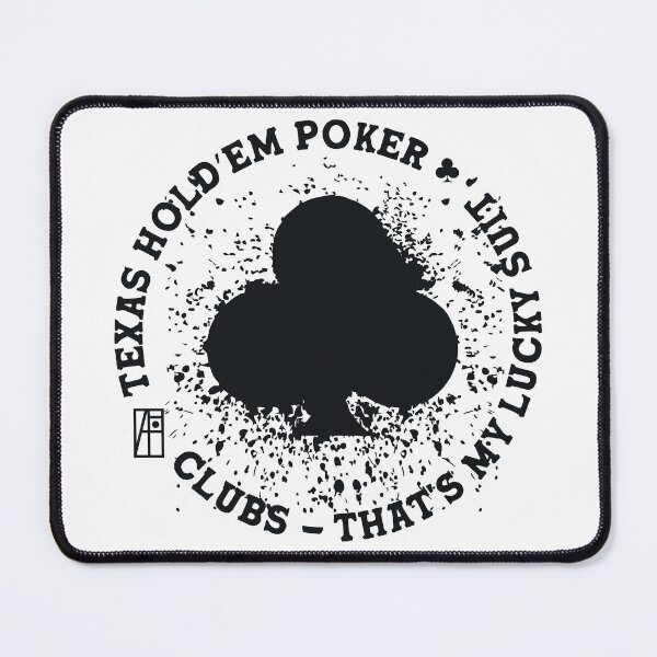 Item preview, GAME - POKER - TEXAS HOLDEM - Clubs - That's my lucky suit - 2 designed and sold by ArtProjectShop.