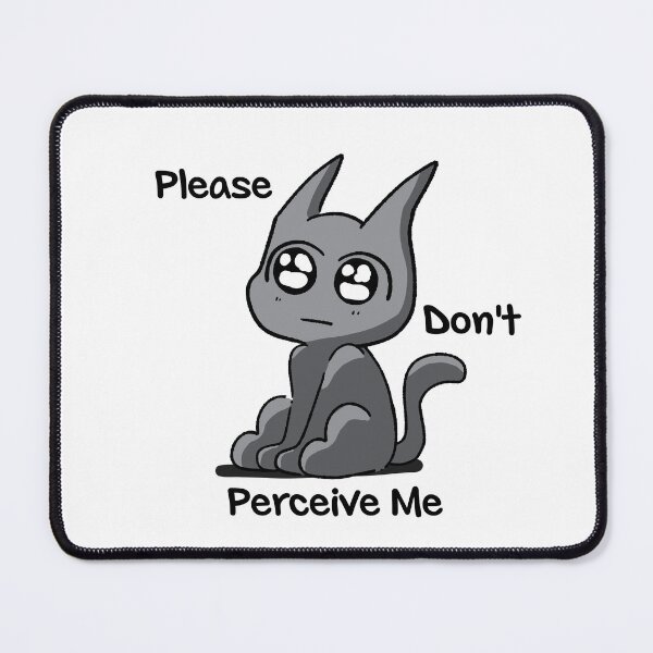 Item preview, Don't Perceive Me Kitty designed and sold by SpringHeartArts.