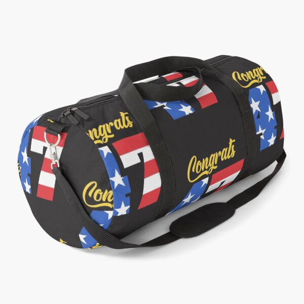 Item preview, Congrats 47 Trump American Flag designed and sold by cidolopez.