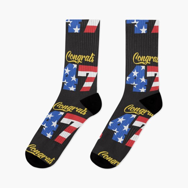 Item preview, Congrats 47 Trump American Flag designed and sold by cidolopez.
