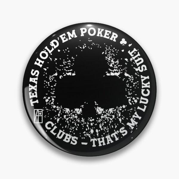 Item preview, GAME - POKER - TEXAS HOLDEM - Clubs - That's my lucky suit - 3 designed and sold by ArtProjectShop.