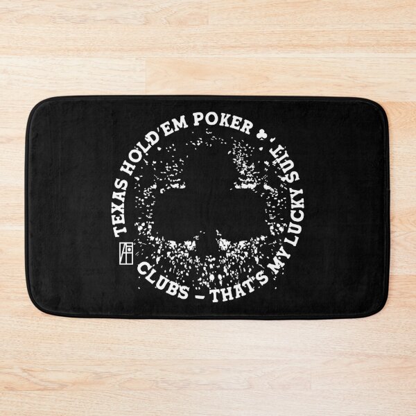 Item preview, GAME - POKER - TEXAS HOLDEM - Clubs - That's my lucky suit - 3 designed and sold by ArtProjectShop.