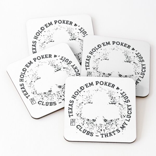 Item preview, GAME - POKER - TEXAS HOLDEM - Clubs - That's my lucky suit - 4 designed and sold by ArtProjectShop.