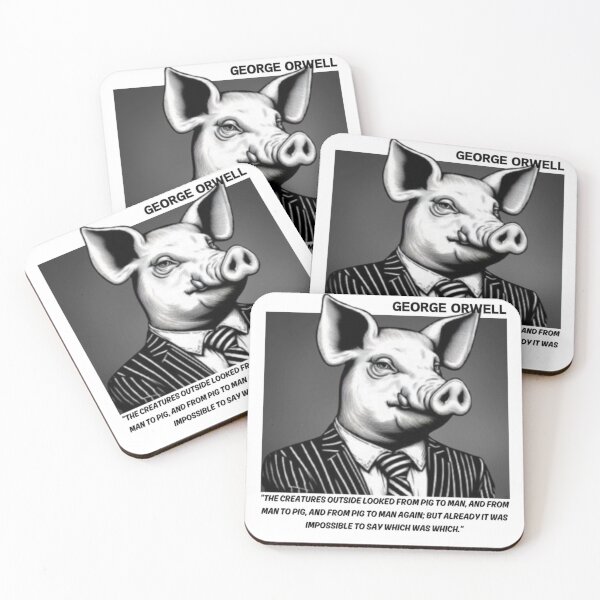 Item preview,  Animal Farm Quote ; George Orwell designed and sold by FlowFlex.